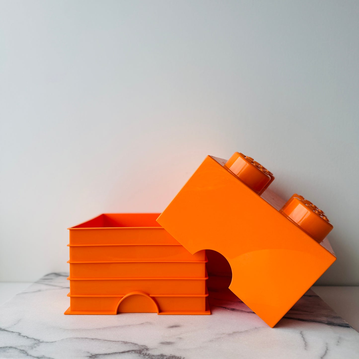 LEGO OPBERGBOX L ORANJE