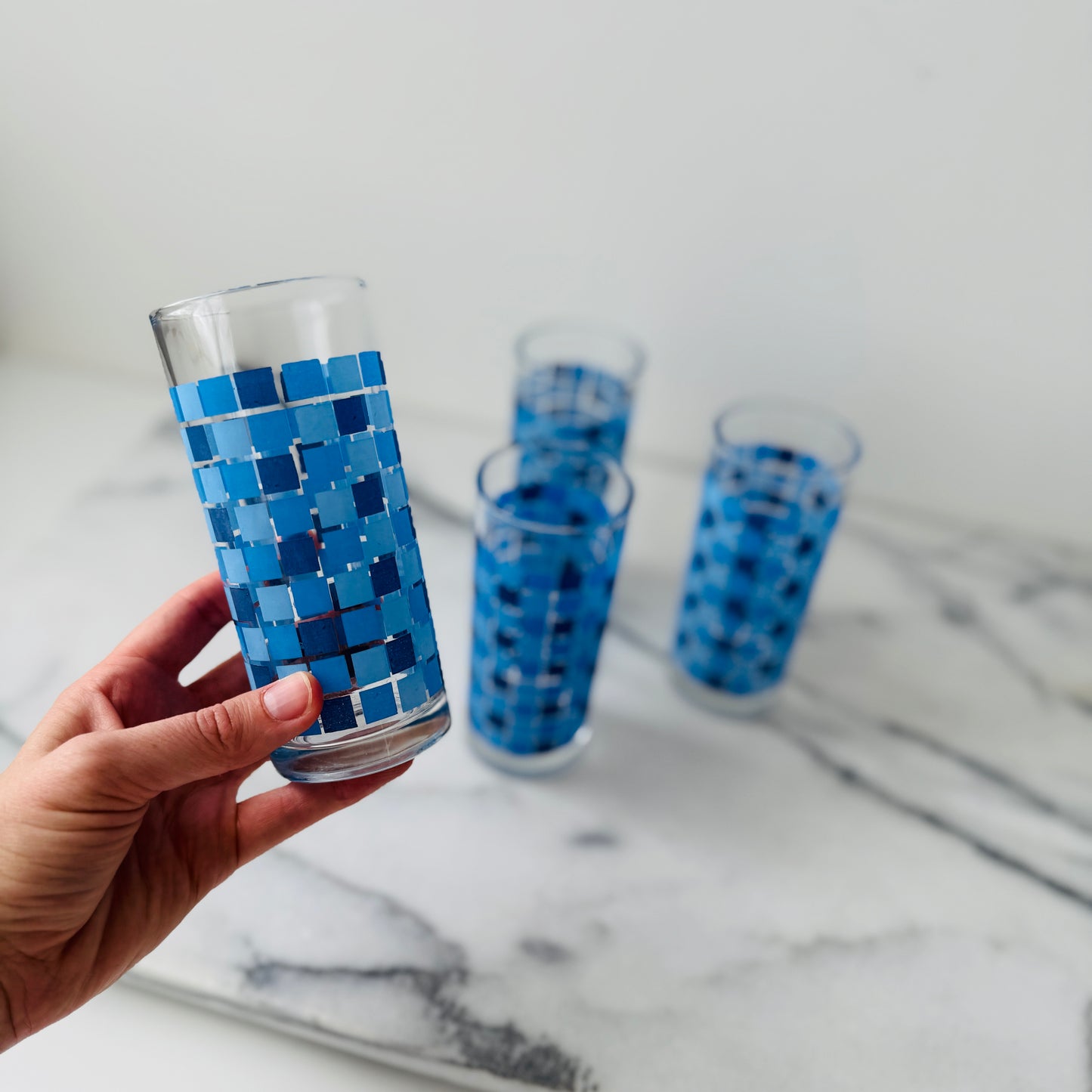 SET 4 WATERGLAZEN