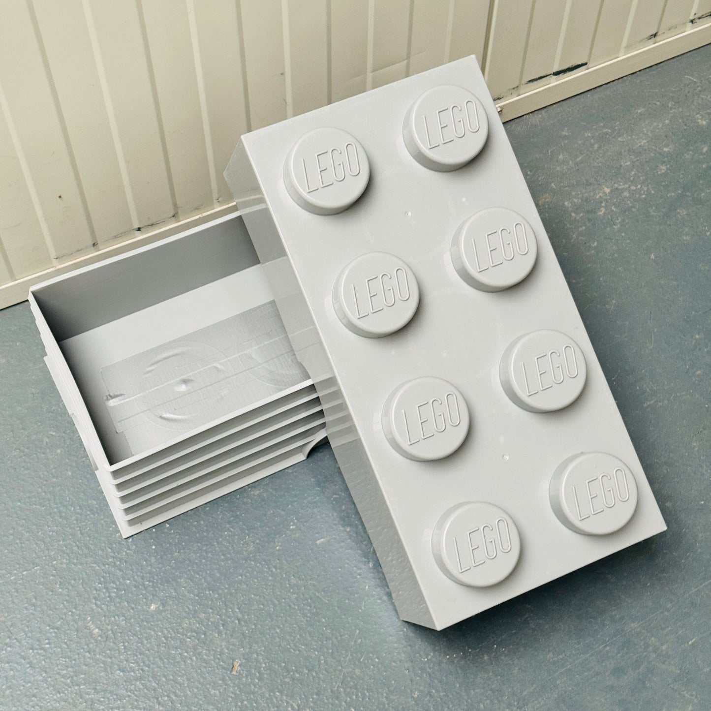 LEGO OPBERGBOX XL LICHTGRIJS
