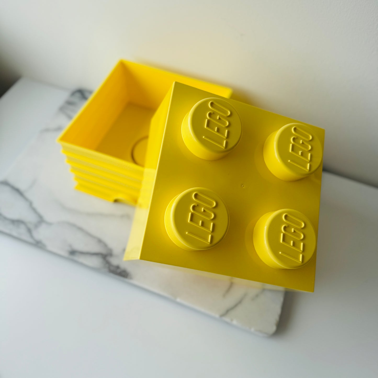 LEGO OPBERGBOX L PASTELGEEL