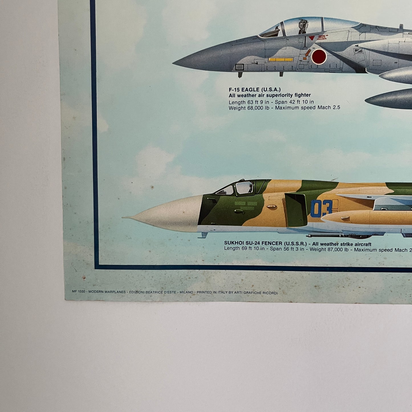POSTER Modern Warplanes