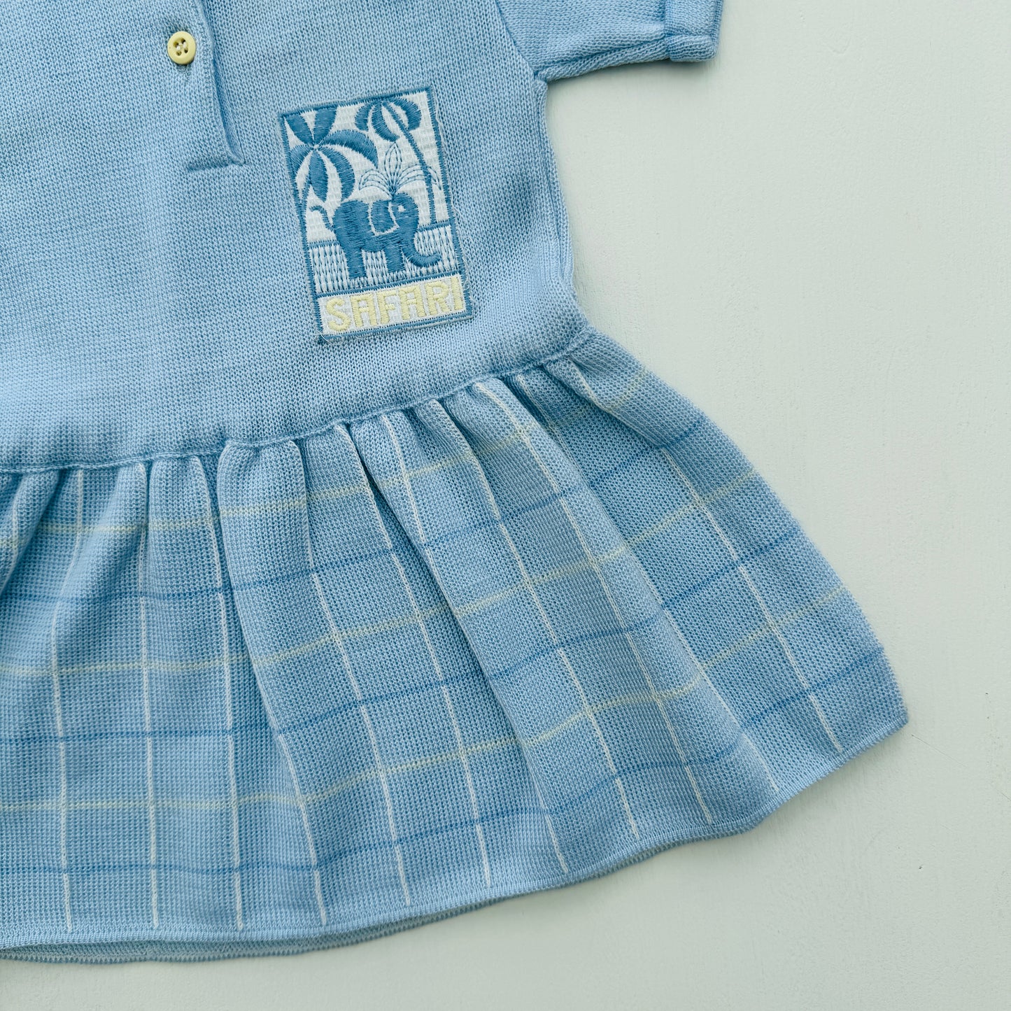 ZOMERJURK BLAUW (maat 80)