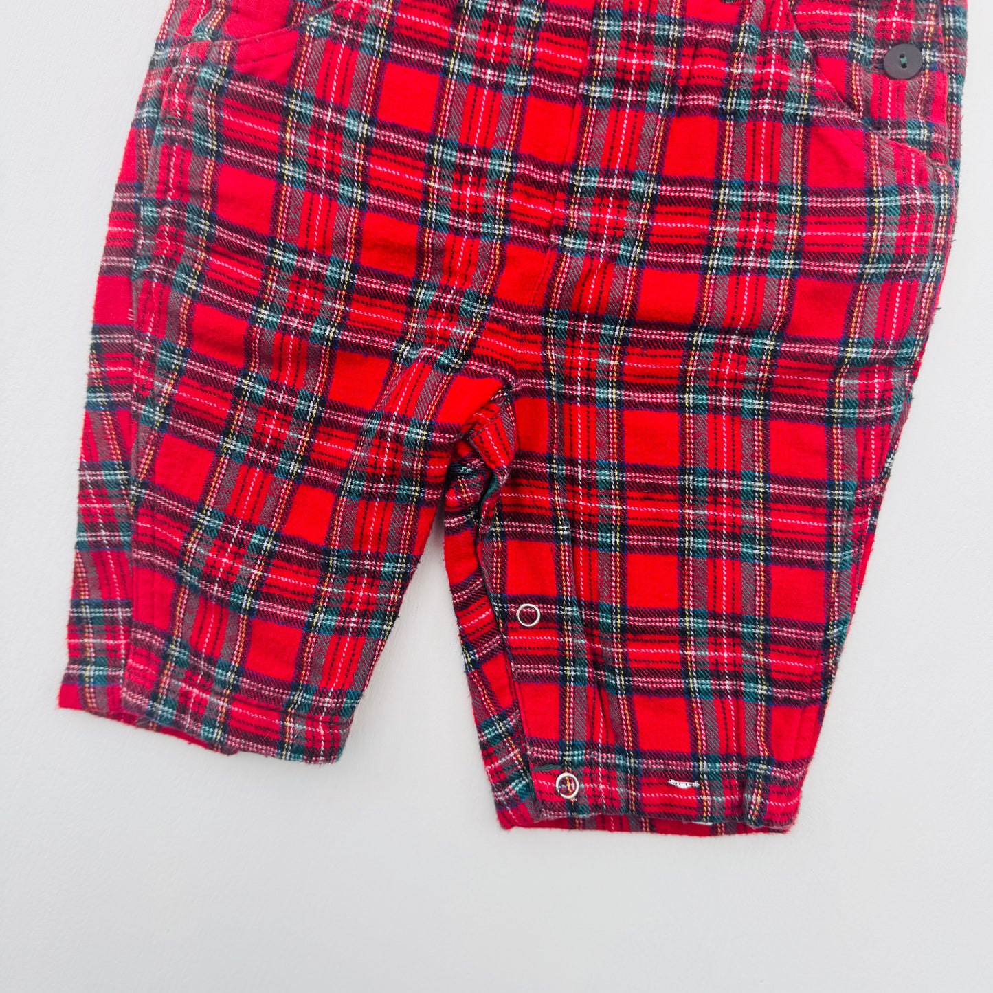 SALOPETTE ROOD RUIT (3-6M)