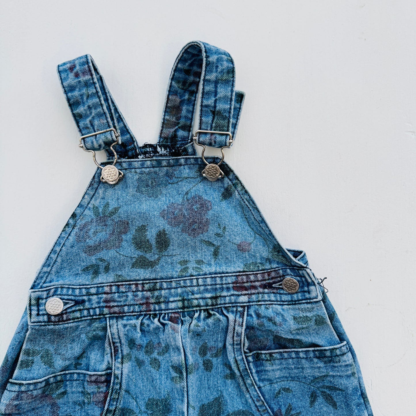 SALOPETTE DENIM BLOEM (9-12M)