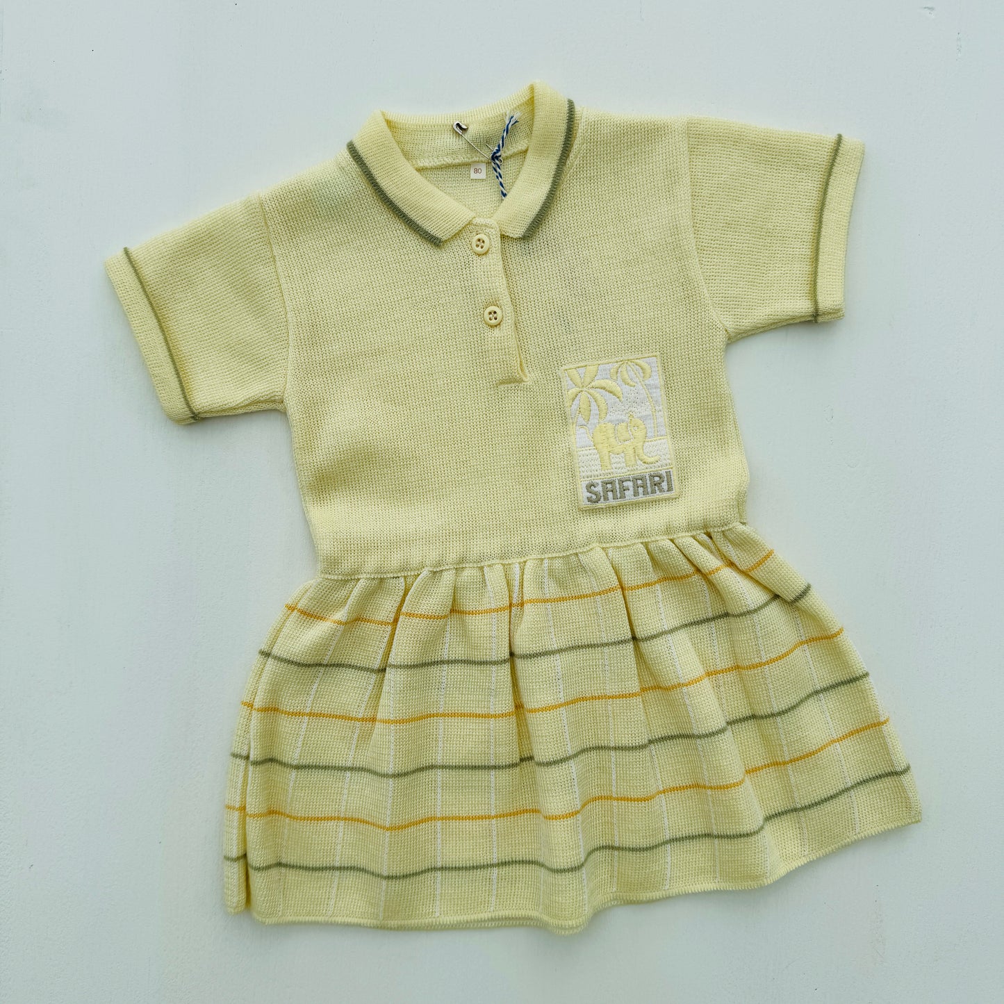 ZOMERJURK GEEL (maat 80)