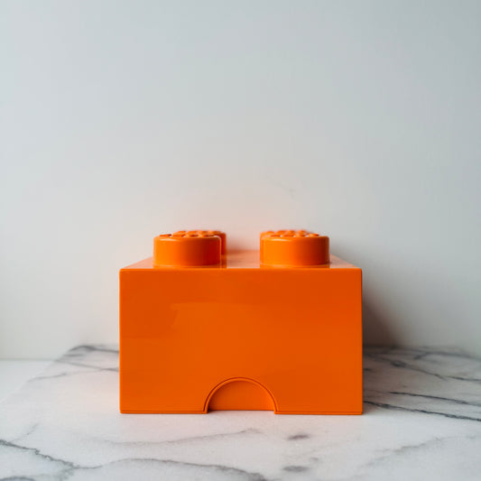LEGO OPBERGBOX L ORANJE
