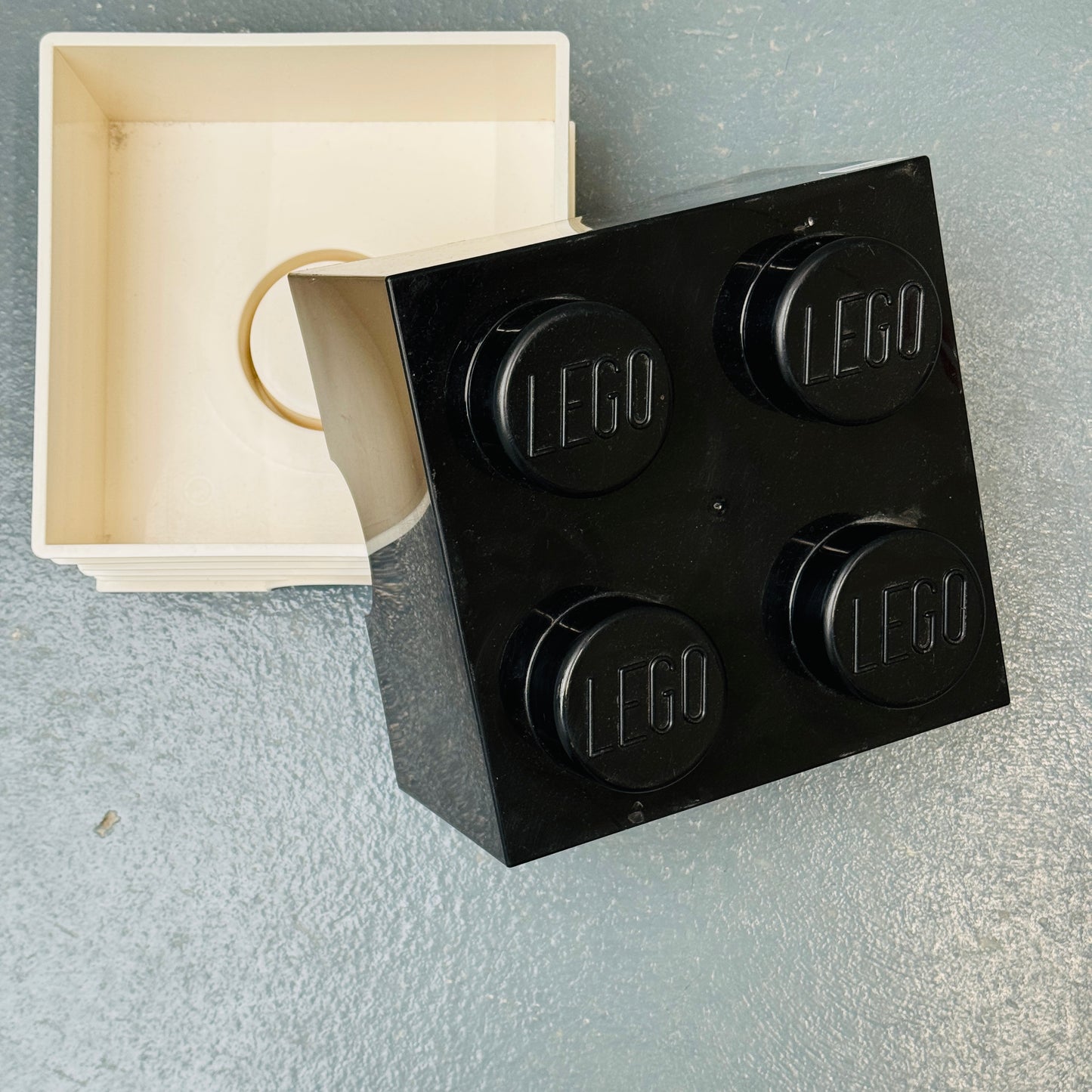 LEGO OPBERGBOX L ZWART/WIT