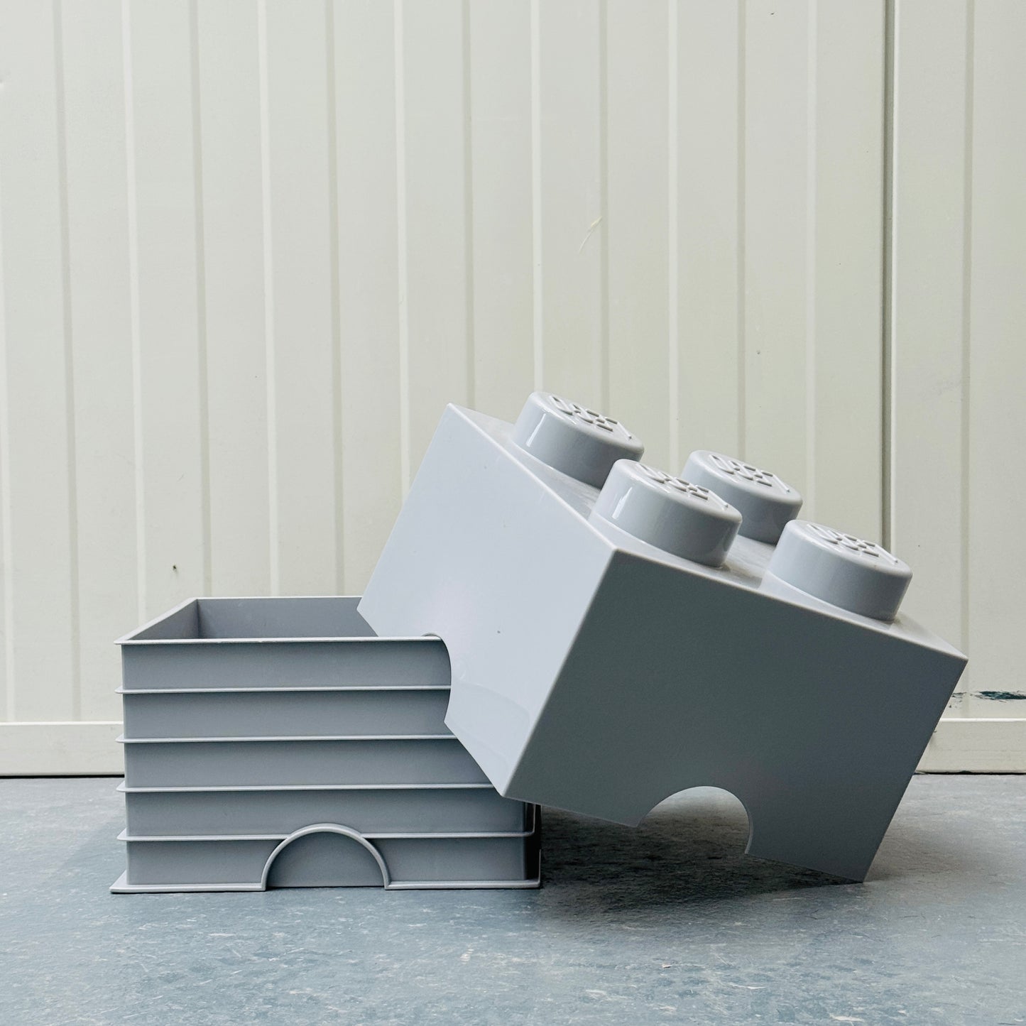 LEGO OPBERGBOX L LICHTGRIJS