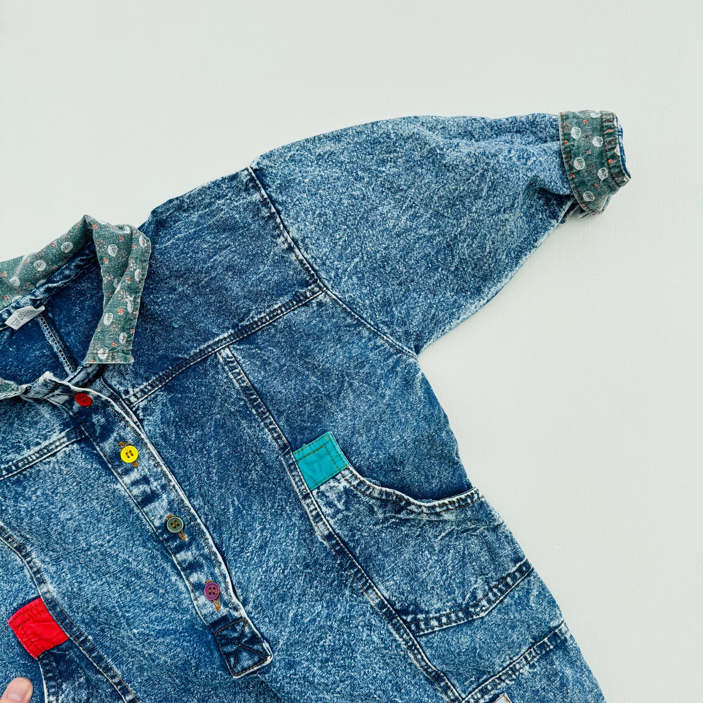 DENIM ONESIE (12M)