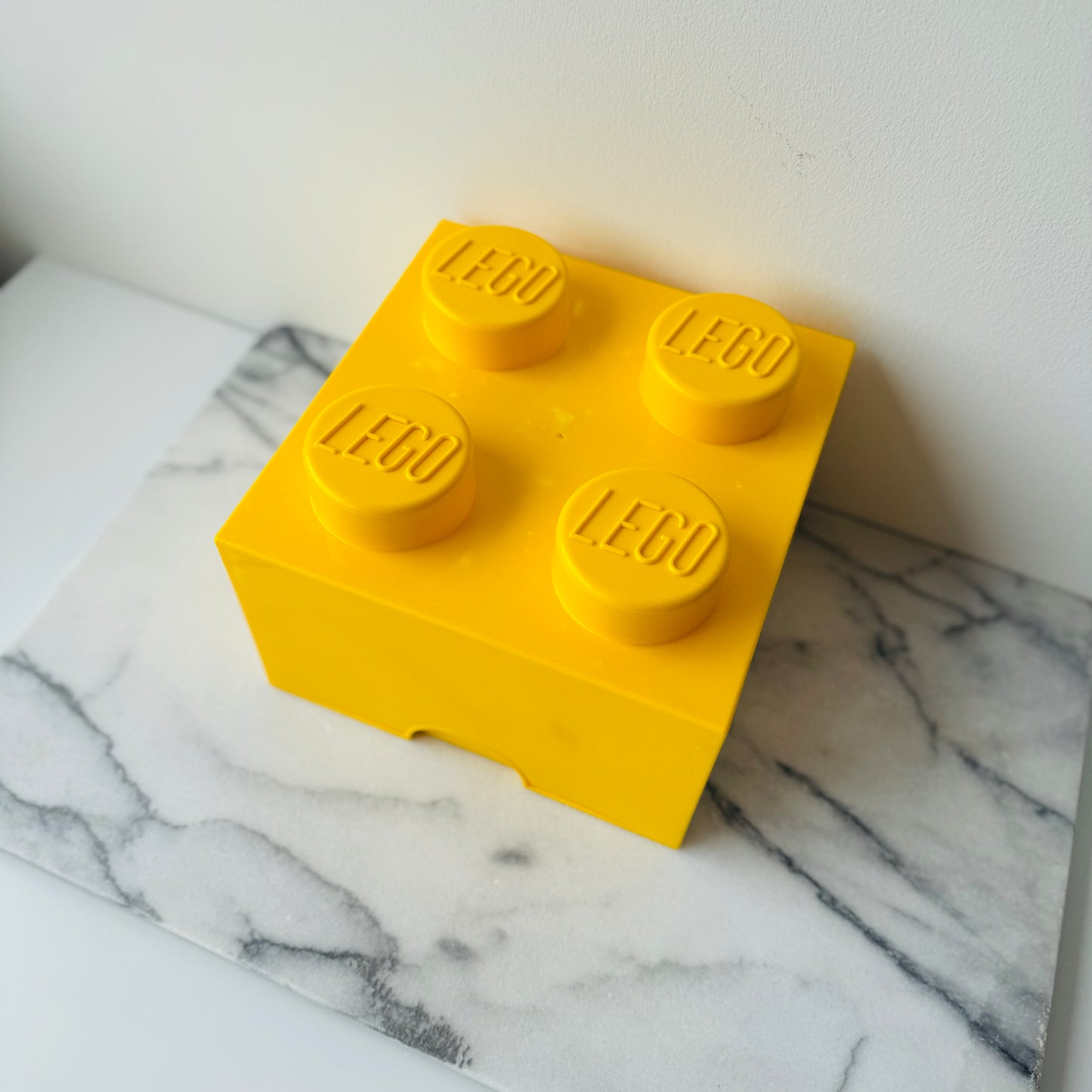 LEGO OPBERGBOX L GEEL