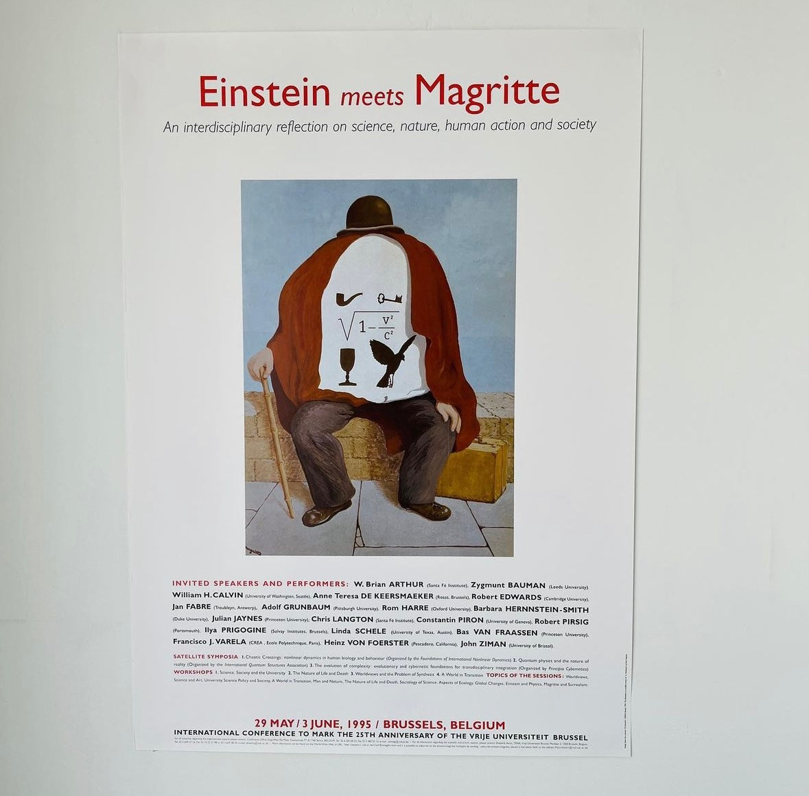 POSTER Einstein meets Magritte