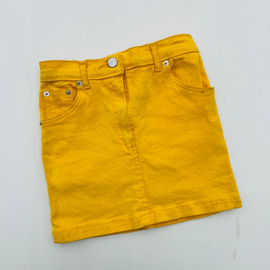 JEANSROK GEEL (6/7J)