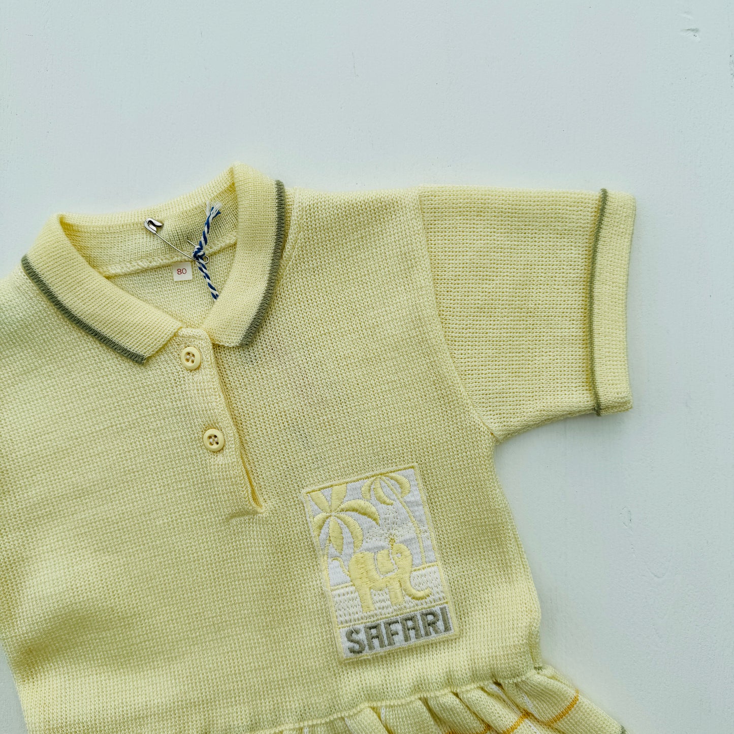 ZOMERJURK GEEL (maat 80)