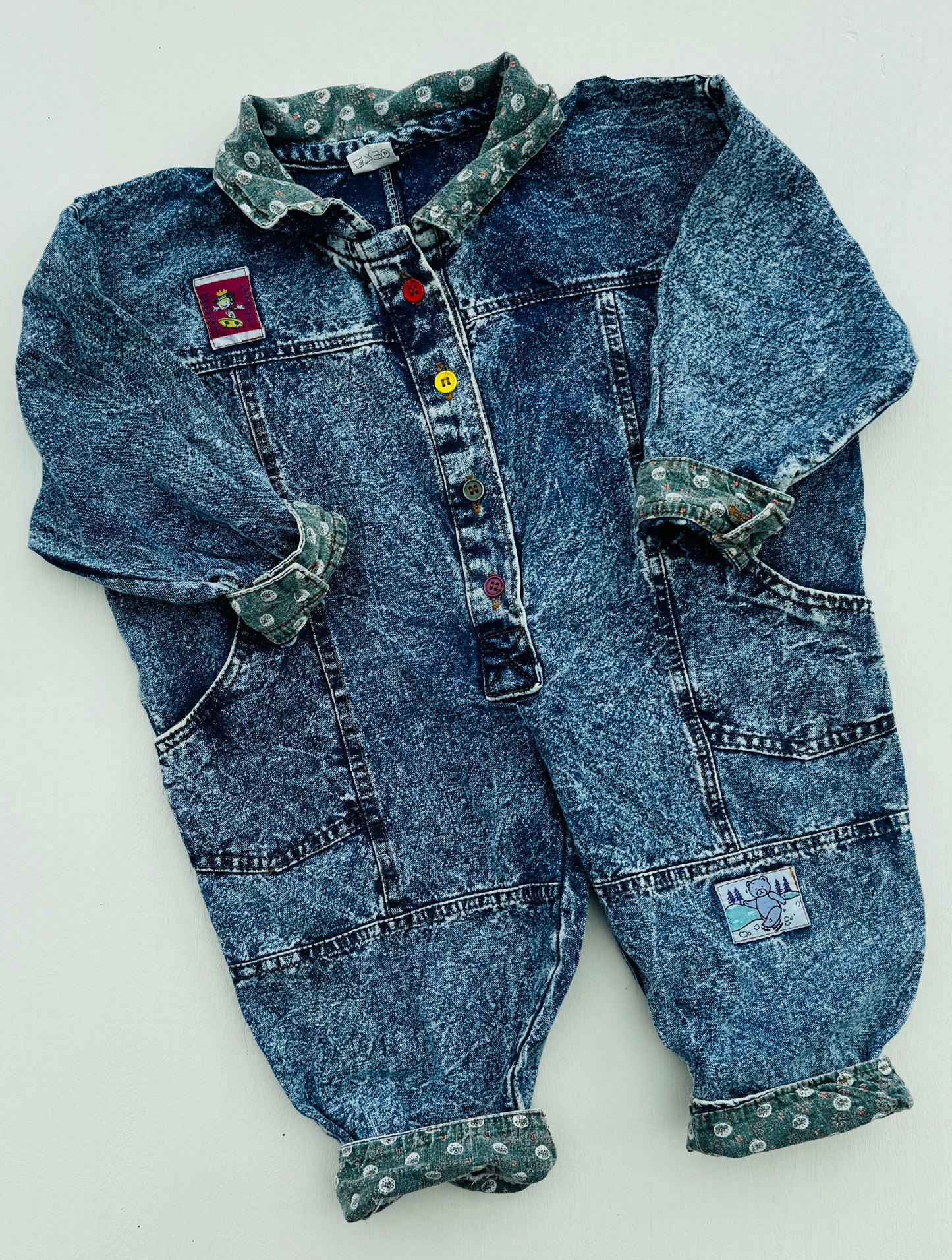 DENIM ONESIE (12M)